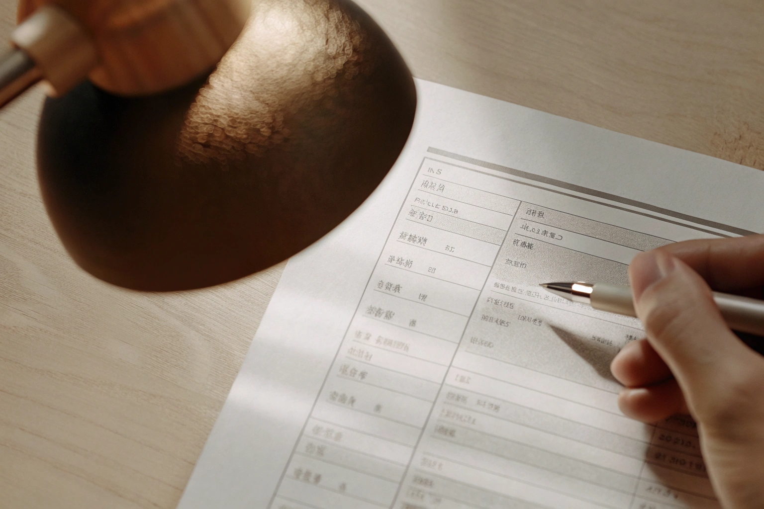 Close-up of Commercial Invoice Details