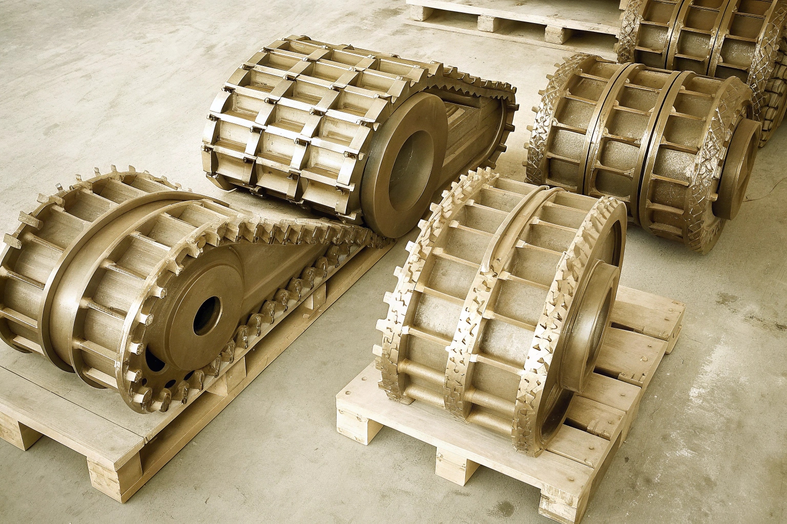 Mixing different parts on pallets