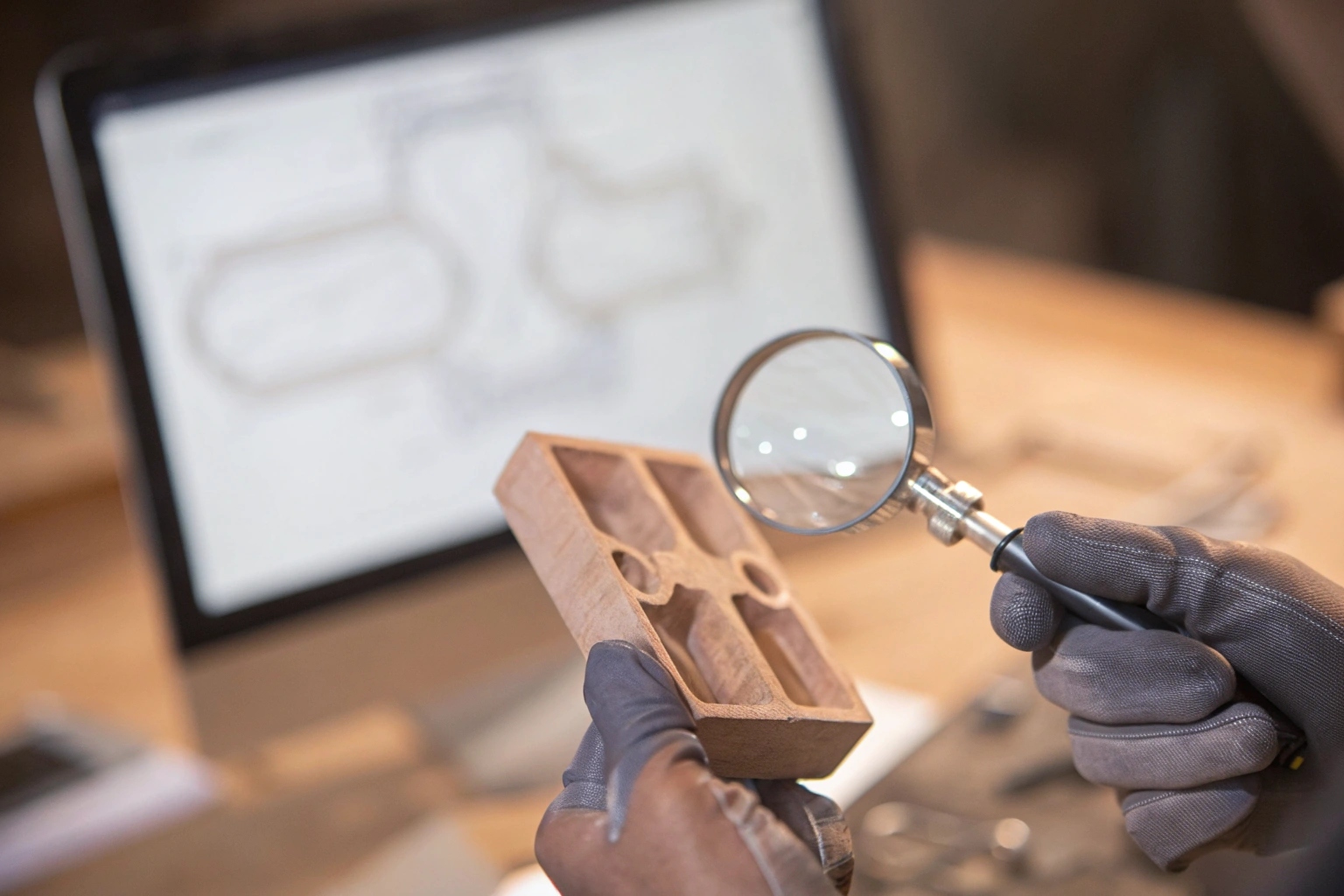 Logo casting or forging process