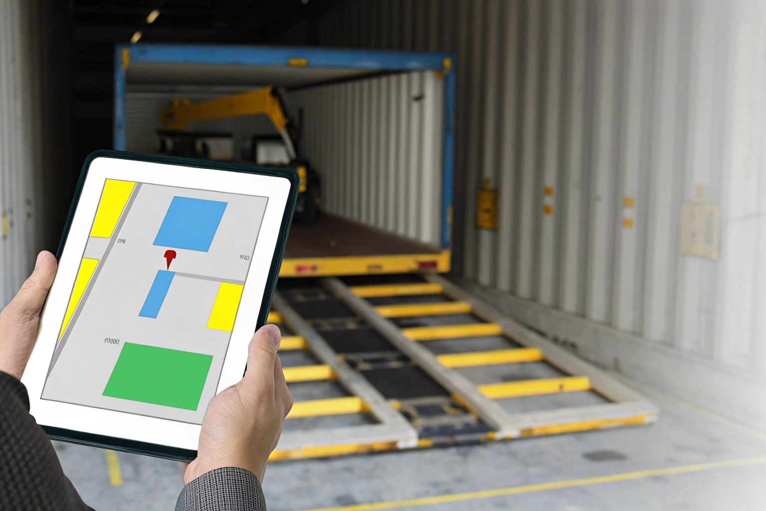 Efficient pallet map for undercarriage parts