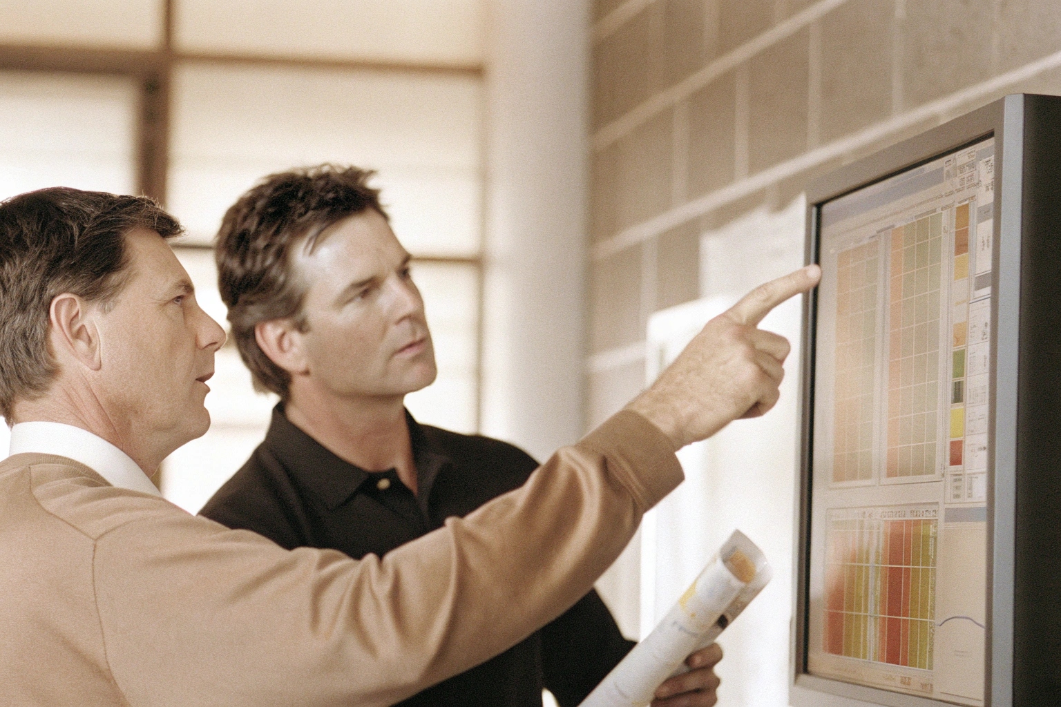 Procurement Director Reviews Quality Report