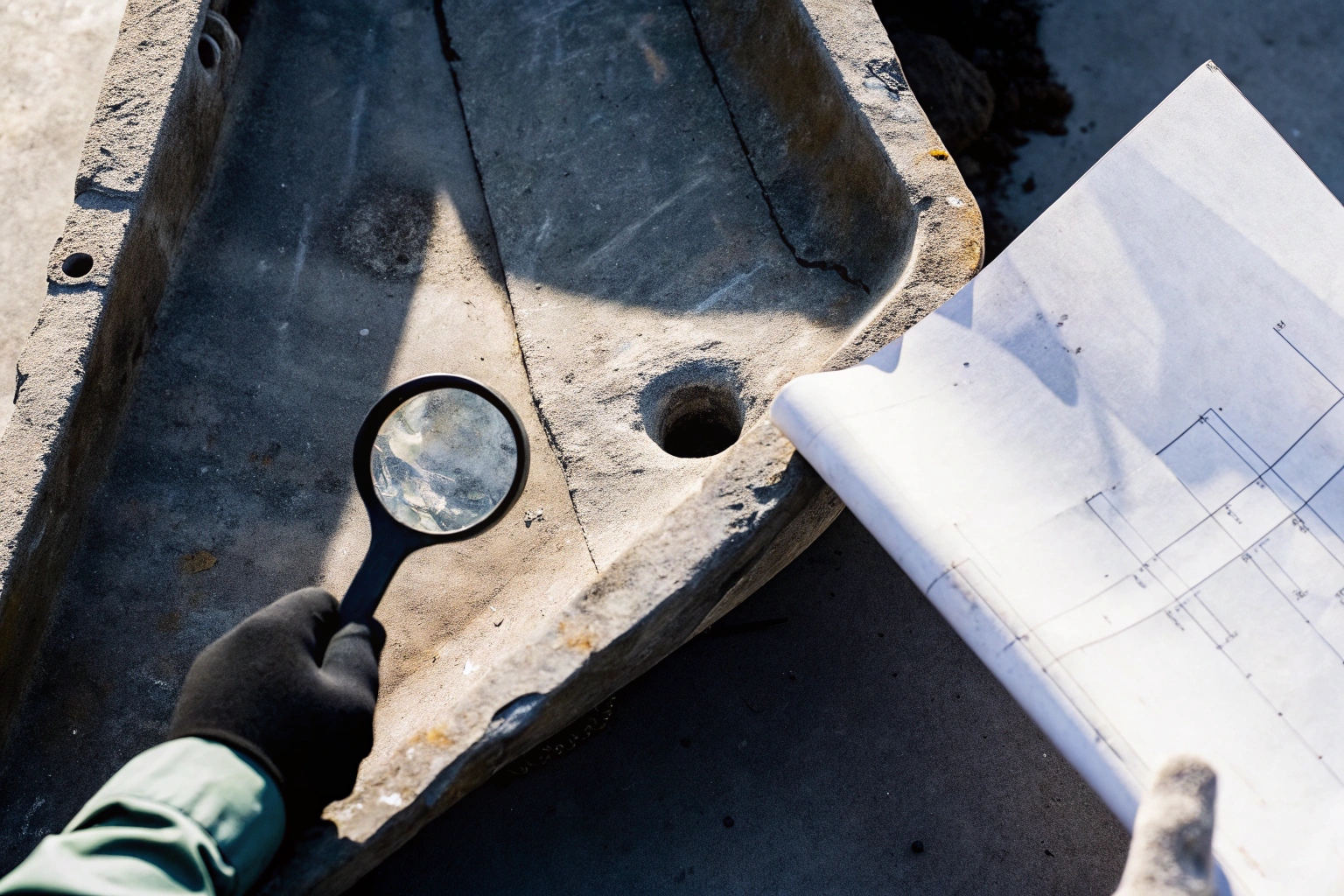 Failed Undercarriage Part