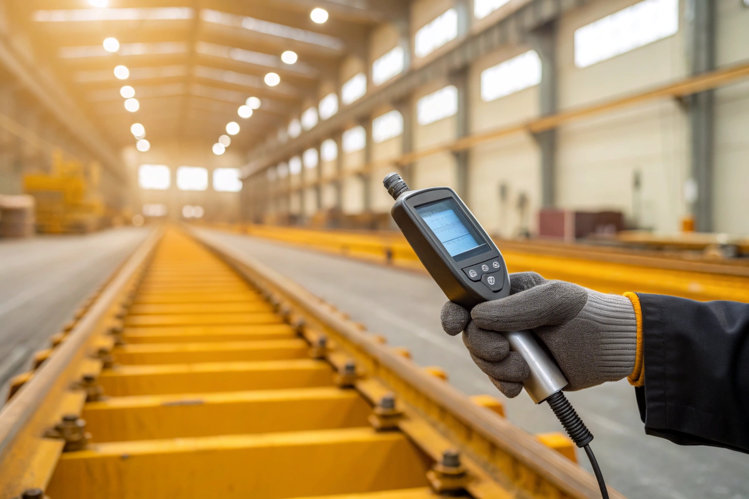 Excavator undercarriage parts inspection