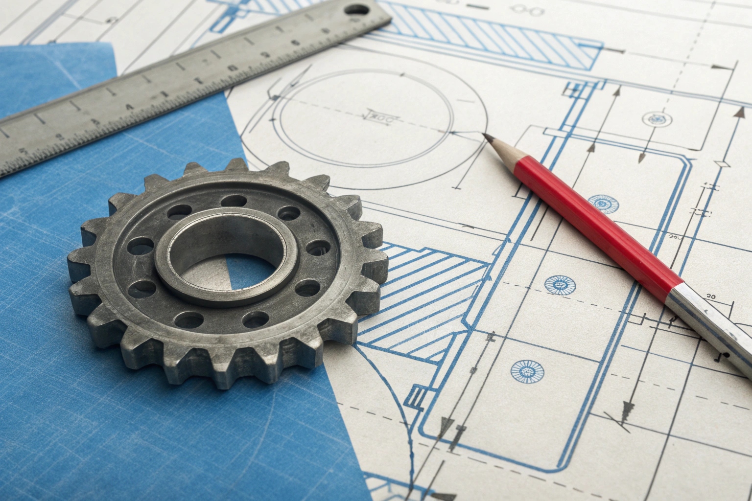 Technical drawing of track link with tolerances