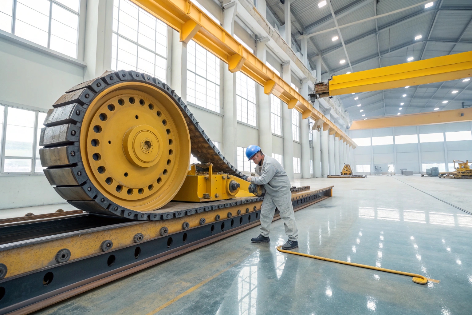 Concentricity testing for track rollers