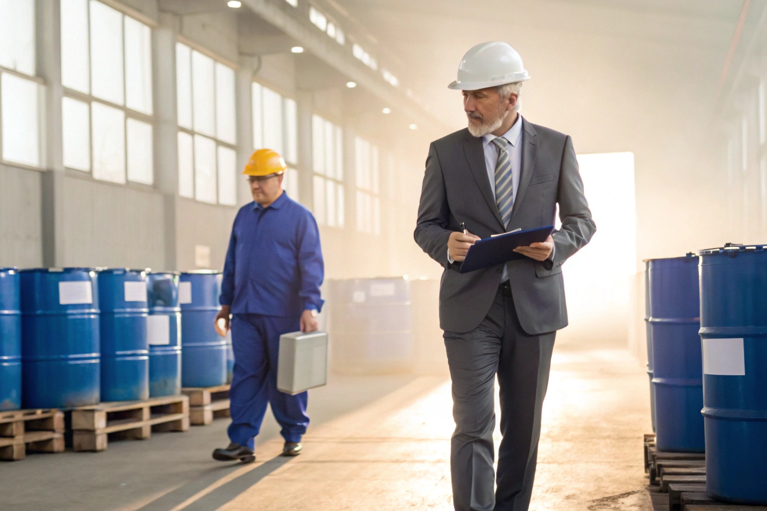 Auditing factory waste and safety practices