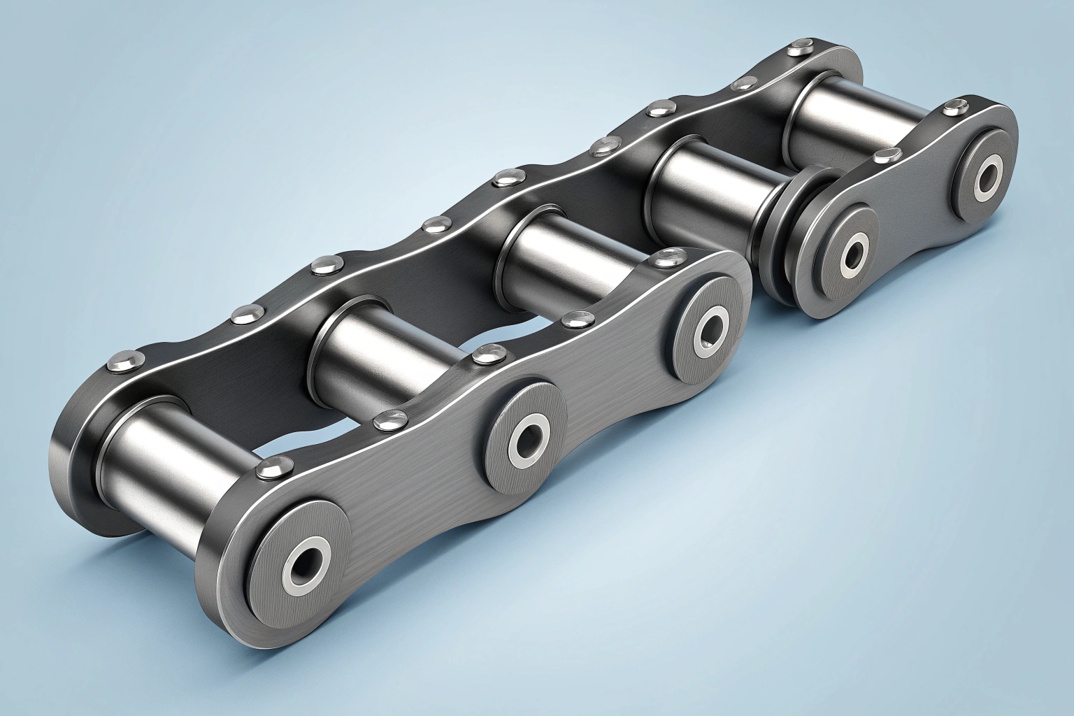 Diagram of track chain bushing and pin structure