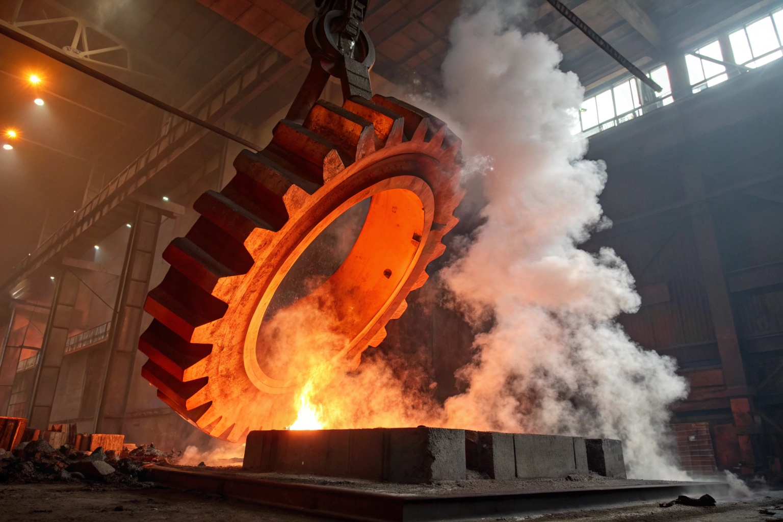 High-Temperature Heat Treatment Quenching Process for Heavy Parts