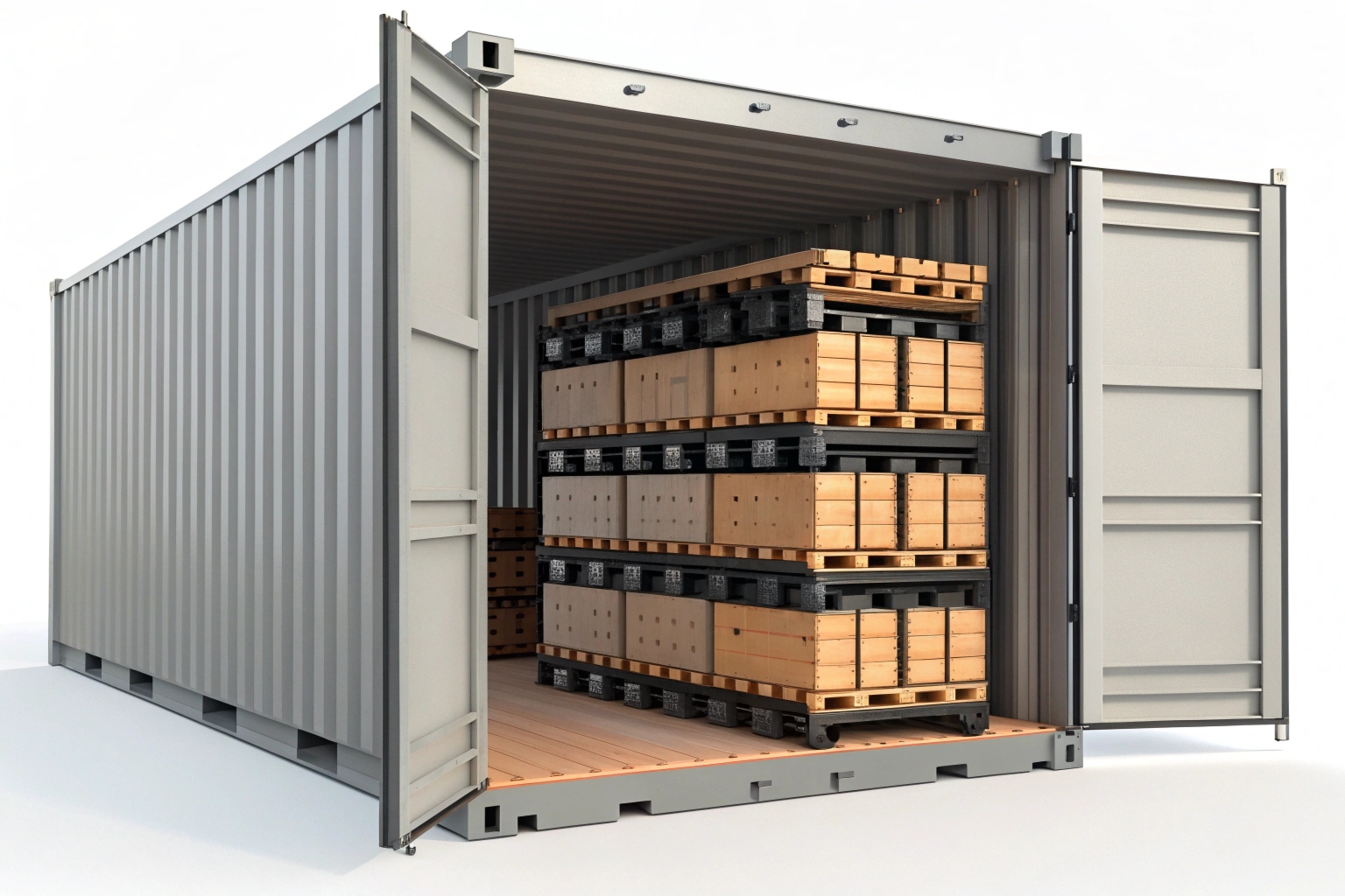 Diagram illustrating MOQ impact on warehouse space