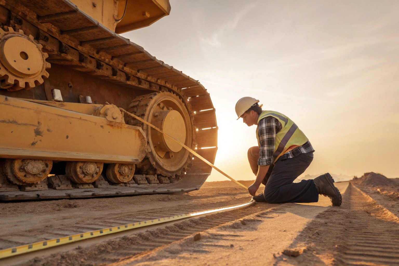 excavator track tensioning training
