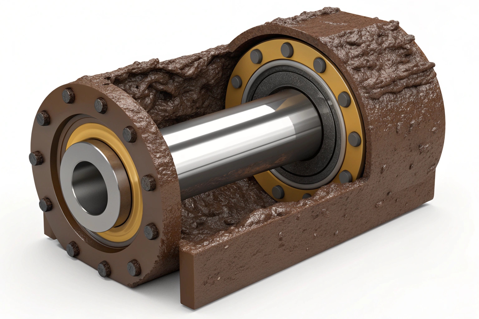 Cross section of floating seal metal face designs