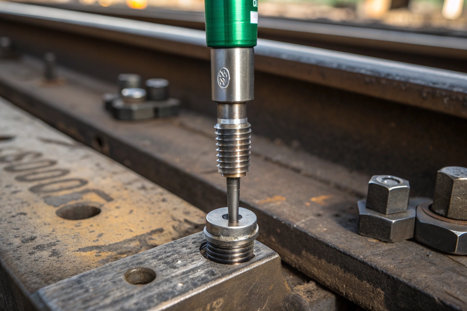 Go/No-Go gauge testing on bolt holes
